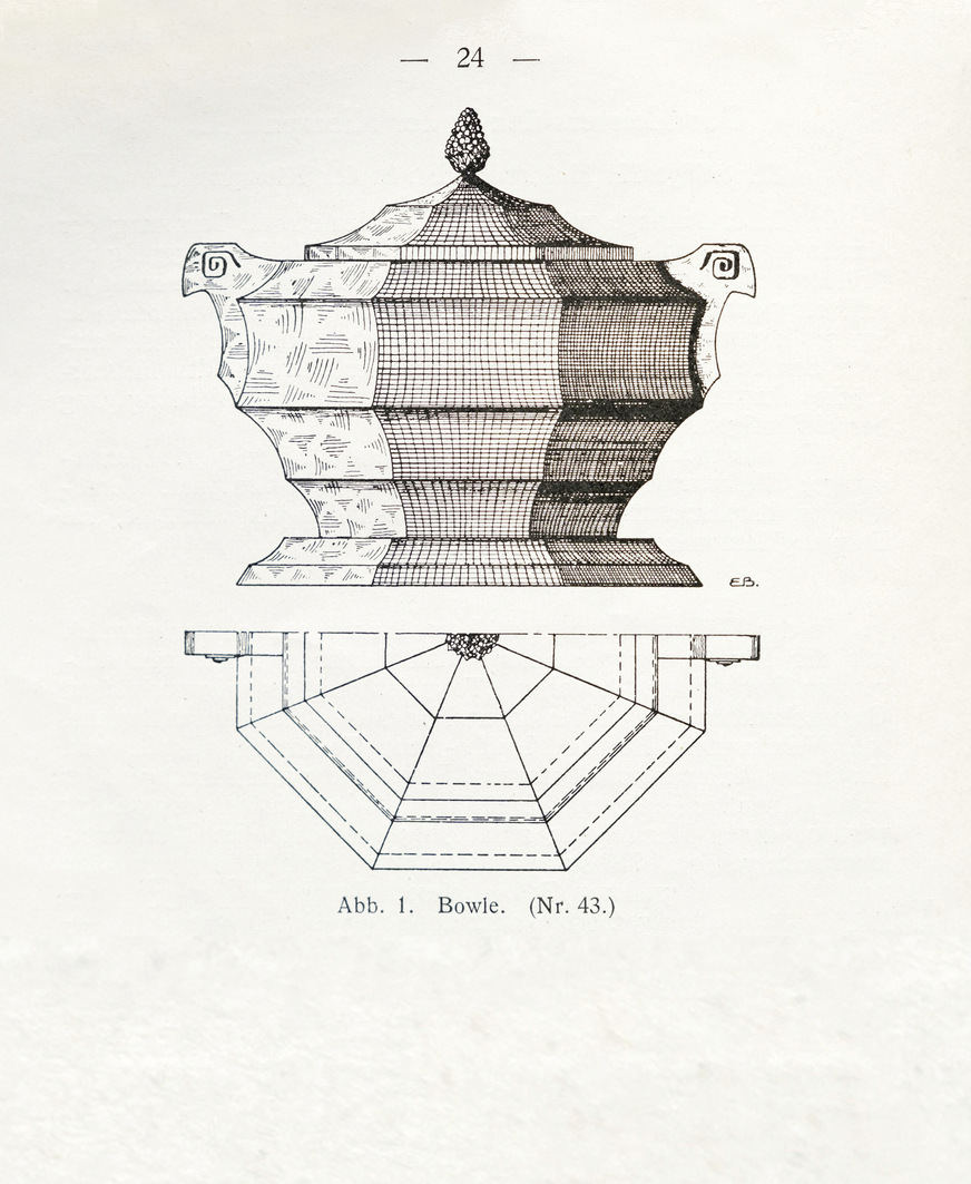 Diese Bowle mit achteckigem Grundriss ist einer der Vorschläge für Werkstattklempner