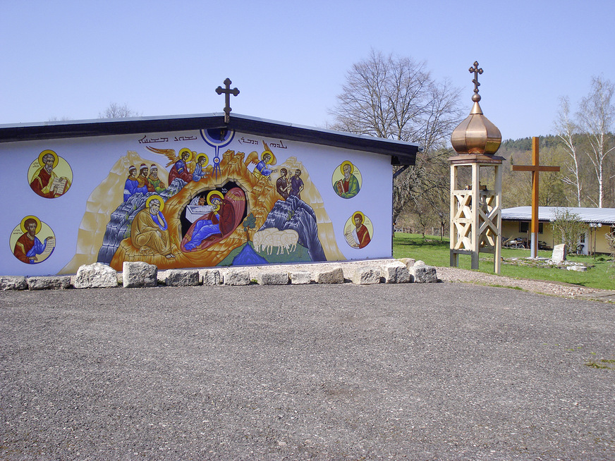 Der Glockenturm ist Zentrum des ersten orthodoxen Klosters in Thüringen