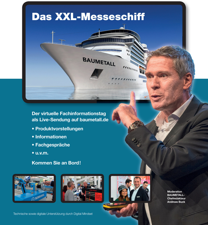 BAUMETALL XXL-Messeschiff