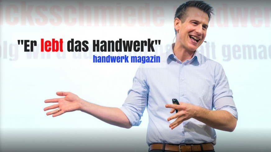 Jörg Mosler ist Experte zur Mitarbeiteegewinnung im Handwerk und ebenfalls an Bord