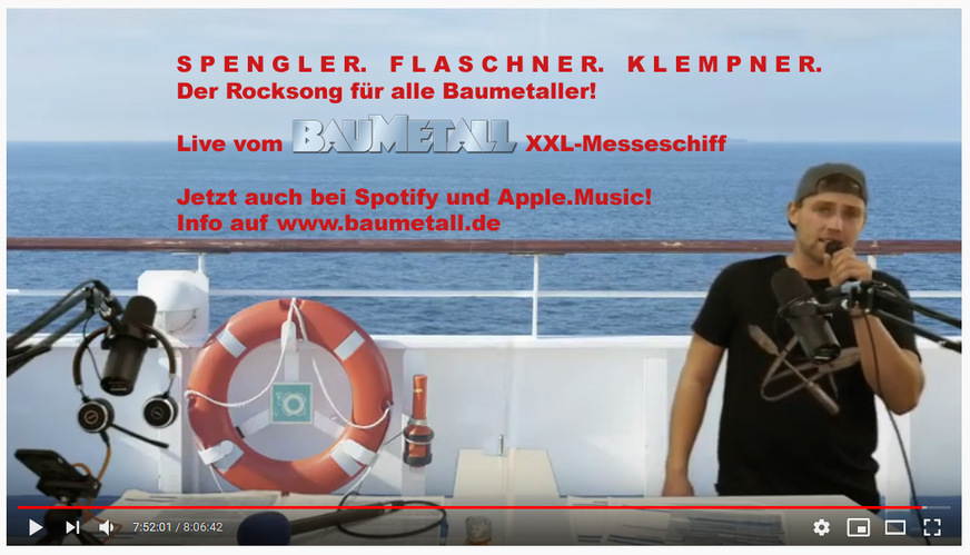 Direktlink zum Rocksong von Nils Lippert auf dem BAUMETALL-YouTube-Kanal