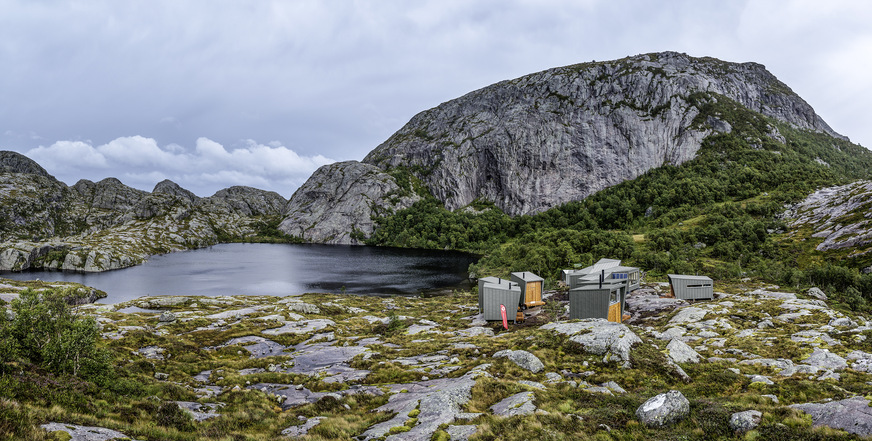 Touristen-Lodges Skåpet im Lysefjord – 58°59‘14“N, 6°20‘33“O