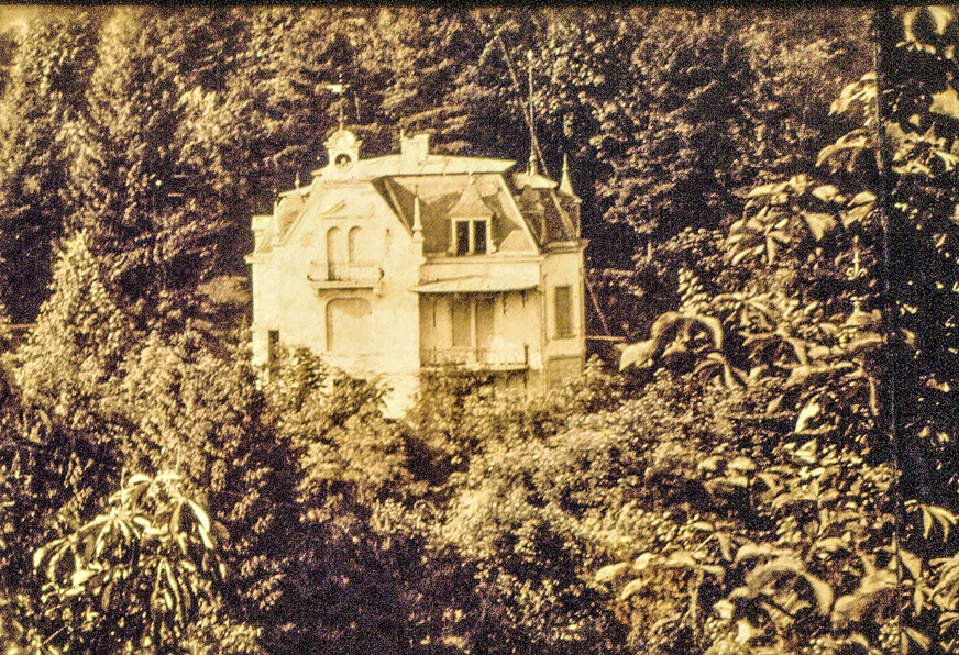 Zeitzeuge: Eine historische Fotografie der Villa Landrat Winzer zeigt den ursprünglichen Zustand der Villa nach ihrer Errichtung 1899