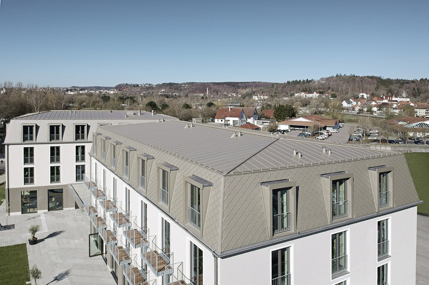 Das Karls Hotel bereichert die Stadt Sigmaringen um eine Dachlandschaft