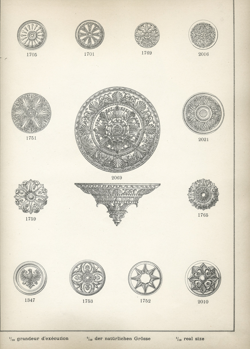 Katalogauszug der Stolberger Zinkwaarenfabrik aus dem Jahr 1899