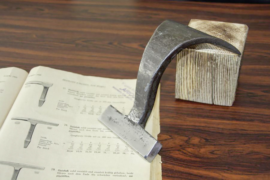 Das historische Spezialschaleisen der Spenglerei Reinbold aus Kärnten