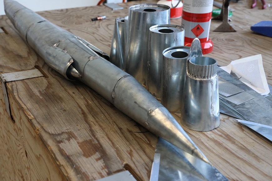 Montage der Rumpfteile