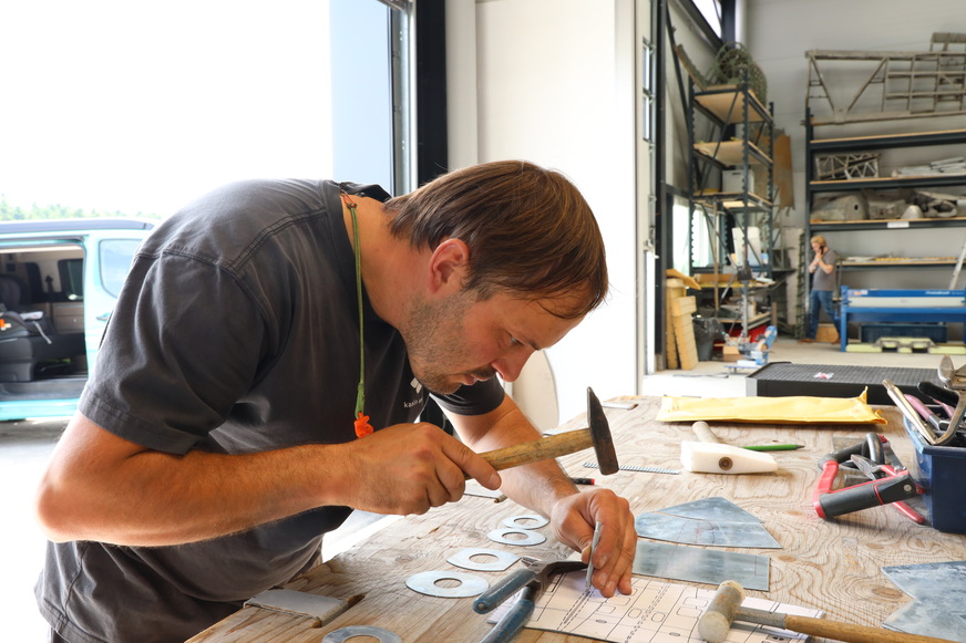 Flugzeugspengler Frank Preuss