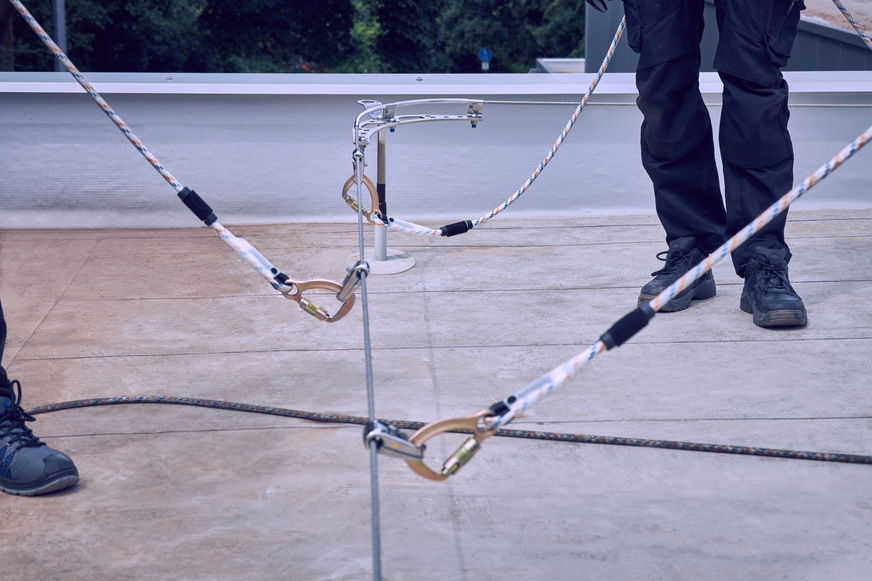 Insgesamt können sich an der Skyline 2.0 maximal drei Personen gleichzeitig sichern.