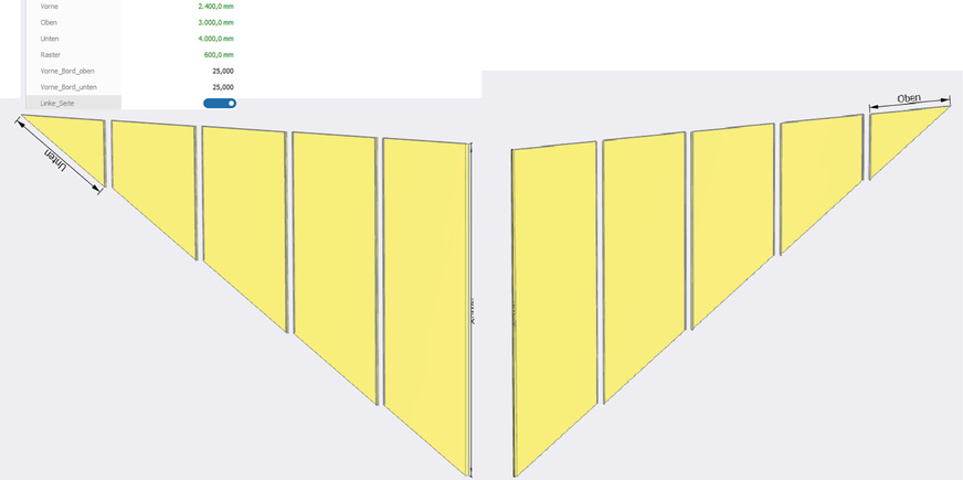 Umfragepos. 4: Gauben-Seitenwand (links und rechts)