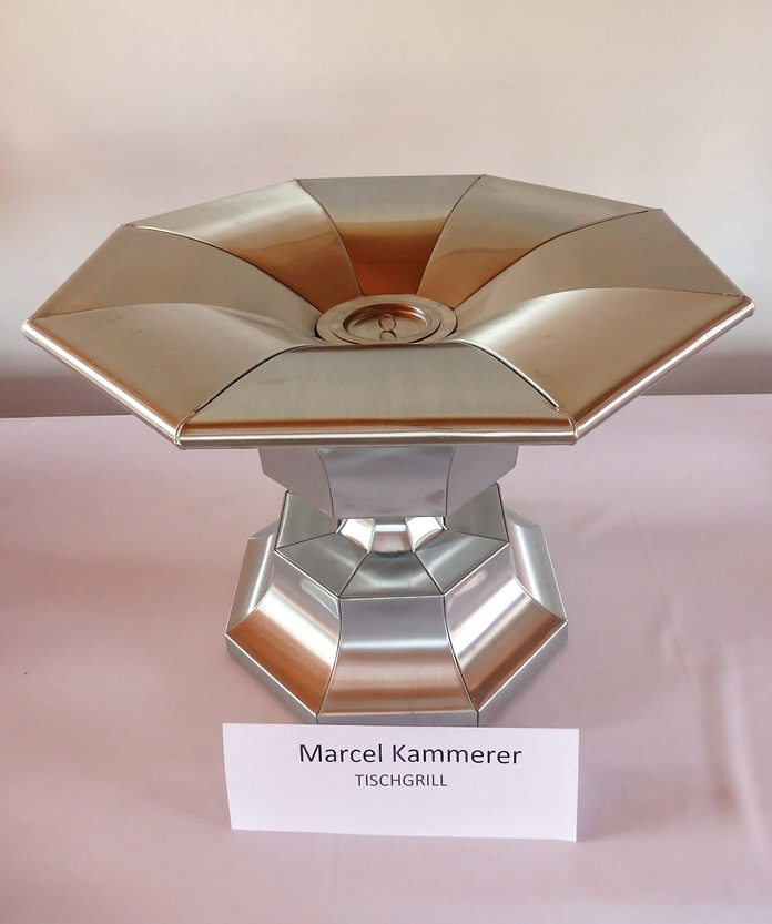 Marcel Kammerer fertigte diesen Tischgrill an