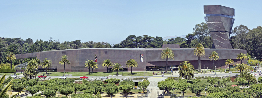 Das De-Young-Museum in San Francisco/USA ist laut Herbert Mock mit 420 t das größte Kupferprojekt mit Tecu Classic