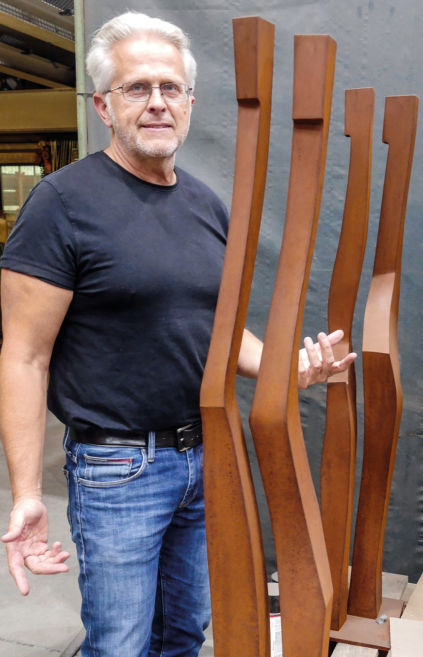 Stefan Faas in seiner Werkstatt