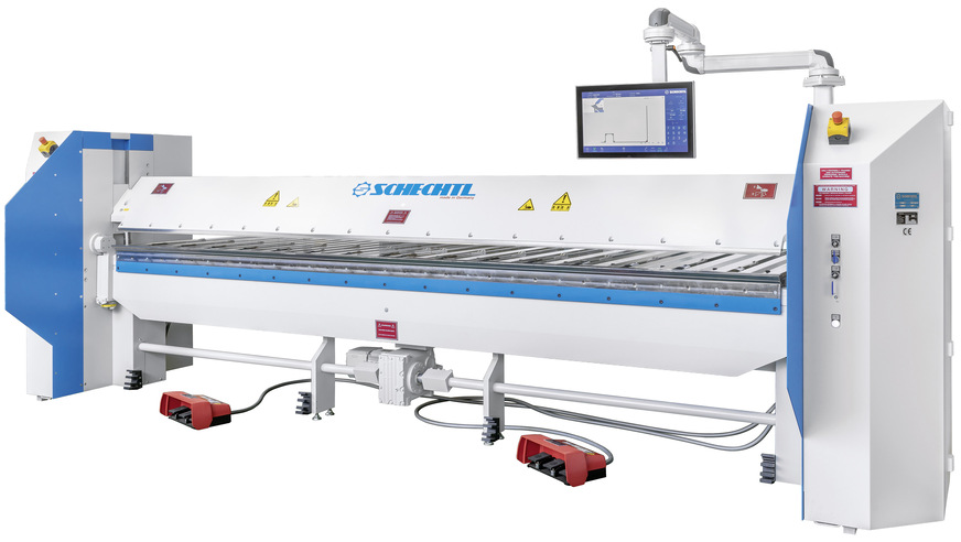 Die Motorschwenkbiegemaschine MAF von Schechtl überzeugt mit einer faszinierender Biegefreiheit
