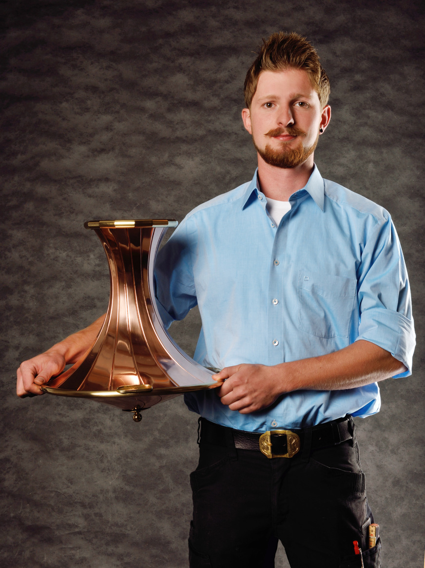 Sixtus kreitner mit seinem besonderen Weindekanter