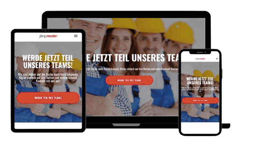 Jörg Mosler präsentiert eine interessante Möglichkeit zur Mitarbeitergewinnung im Internet …