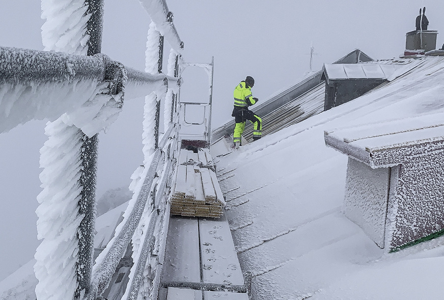 Schneesturm im Mai 2021