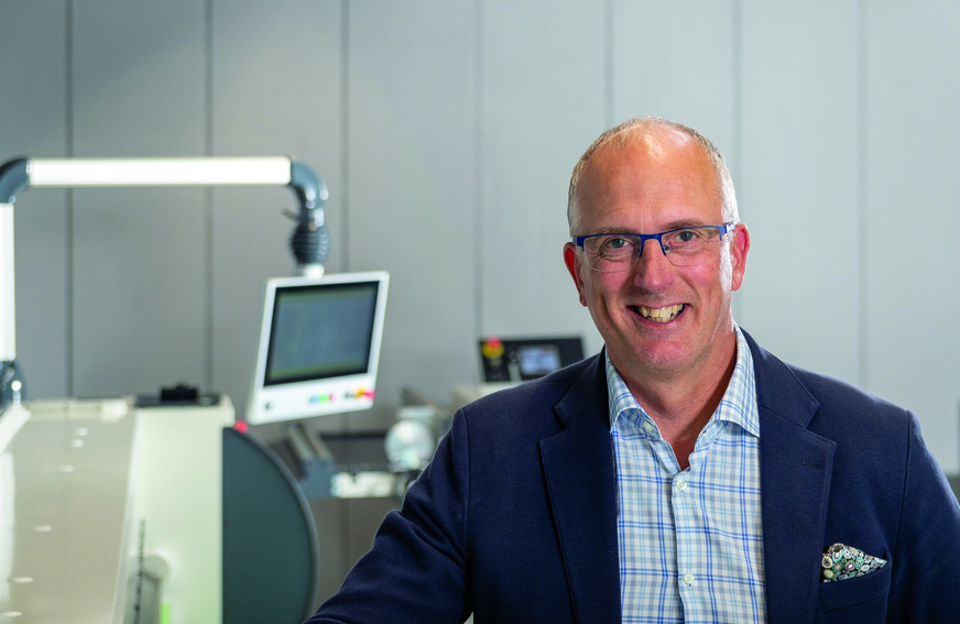Petter Hjelmqvist (Geschäftsführer der Cidan Machinery Group) freut über die gelungene Übernahme und Integration der Thalmann Maschinenbau AG.