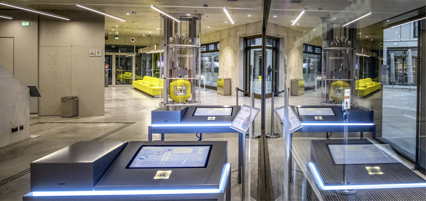 Blick in das neue Zukunftsmuseum