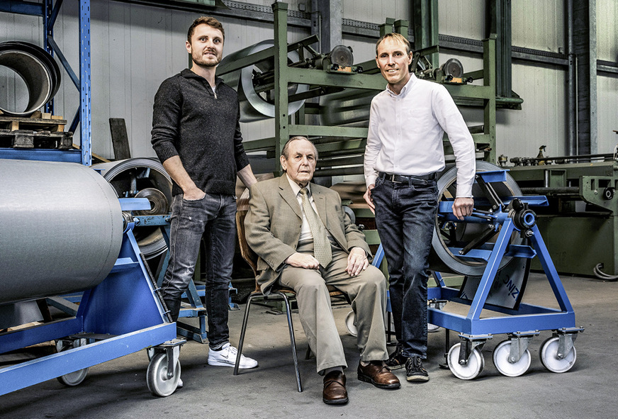 Drei Bade-Generationen: Henrik, Hermann II und Hermann III