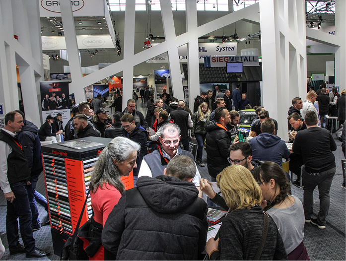 Reges Treiben auf dem Enke-Messestand 2018