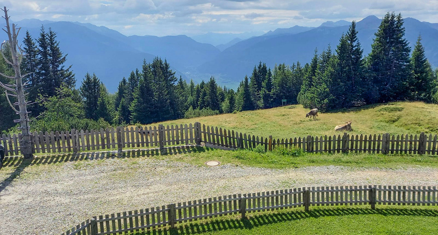 Blick aus dem Tagungsort Tiroler Stüberl