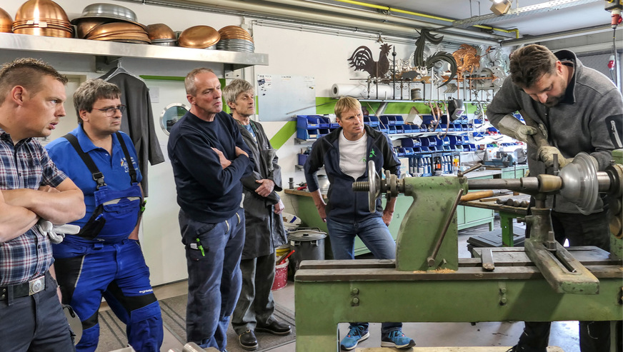 Das war schon immer so: Wenn der Meister etwas vormacht, dann gilt es aufzupassen&nbsp;