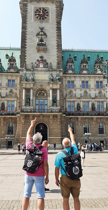 So besichtigen  SMV-Spengler das Hamburger Rathaus