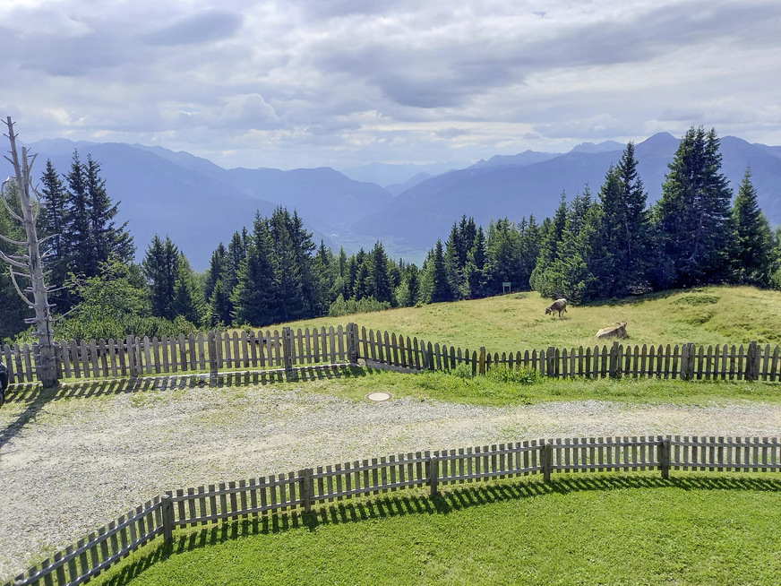 Blick aus dem Tagungsort Tiroler Stüberl