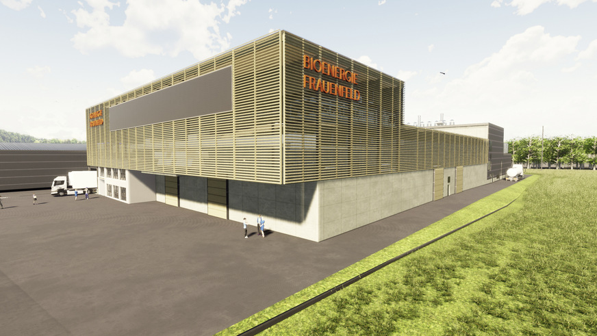 Digitaler Zwilling: Alle am Bau beteiligten Firmen waren von Anfang an in den Planungsprozess zum Bau des klimapositiven Holzheizkraftwerk für Frauenfeld mit einbezogen. Das von Energie 360° und Schweizer Zucker realisierte Bauvorhaben liefert inzwischen Strom für rund 8000 Haushalte sowie Wärme für die Zuckerfabrik und den Verbund 