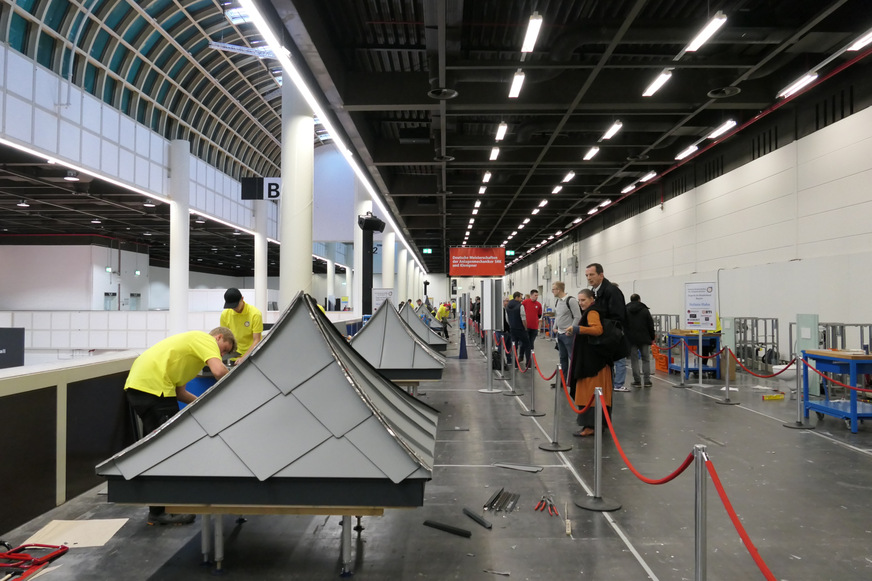 Die Besucher der Get Nord bekamen einen guten Einblick in das Tätigkeitsfeld des Klempnerberufes