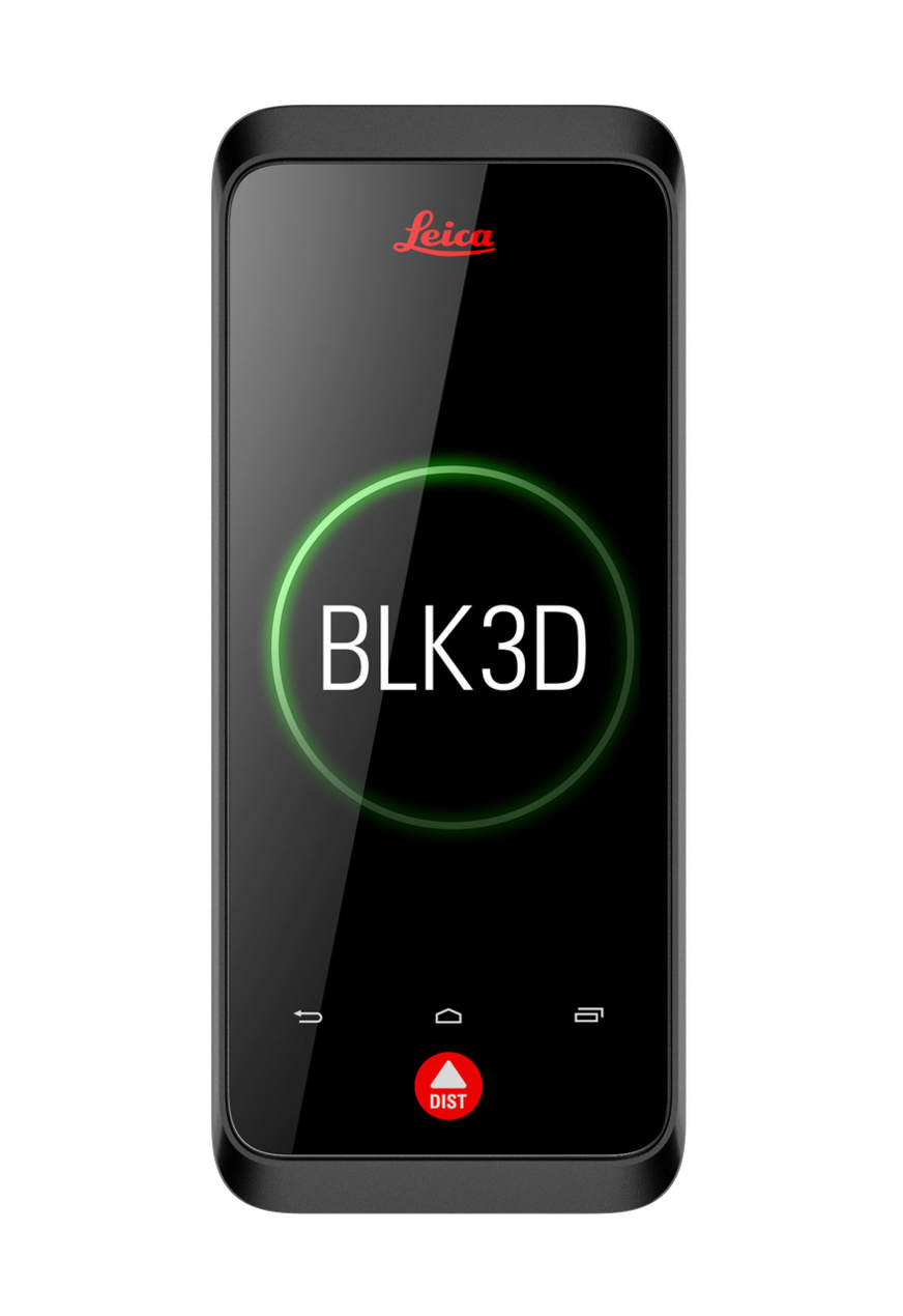 Der BLK3D ist unwesentlich größer als ein Smartphone und kann ohne Stativ eingesetzt werden