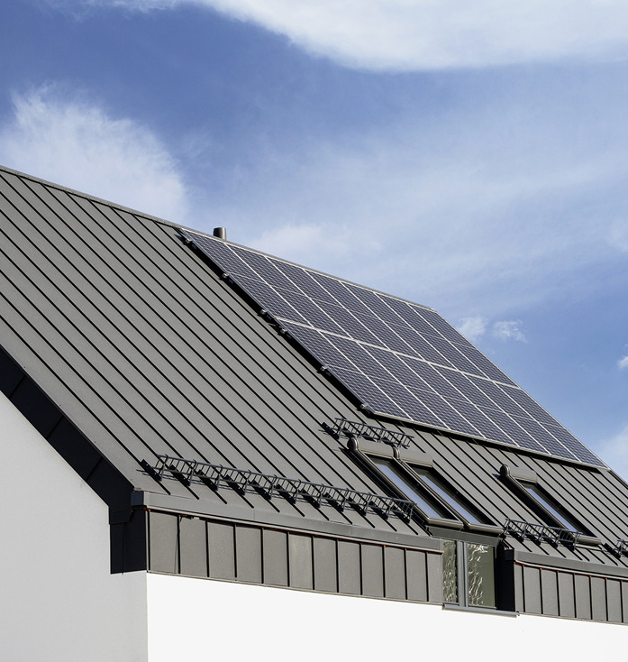 Photovoltaikmodule beschatten darunterliegende Dachflächen