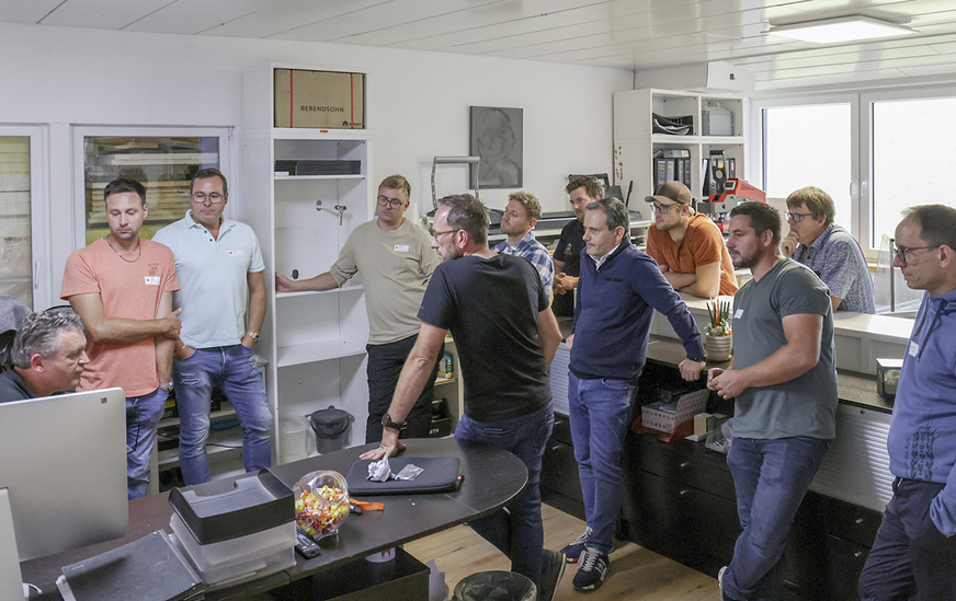 Spannende Fachgespräche finden im Ferisol-Büro …
