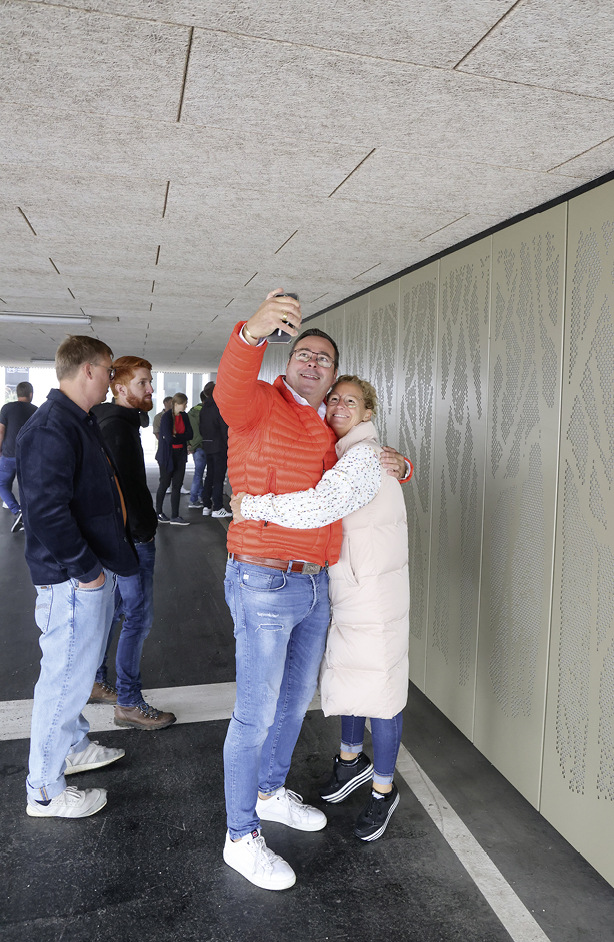 Mirco und Daniela Siegler bei der Beweissicherung