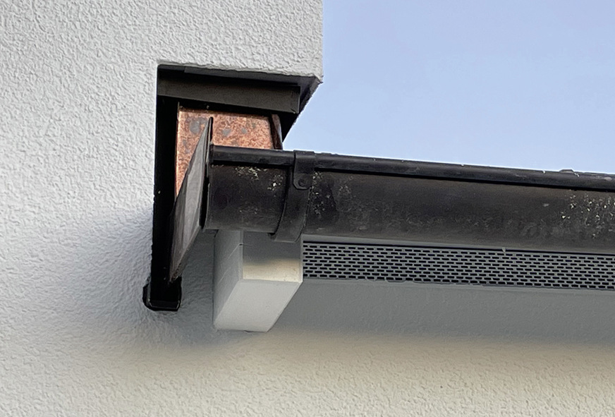 WDVS mit fertiger Wandanschlussausbildung. Die Details dieser Anschlüsse ...