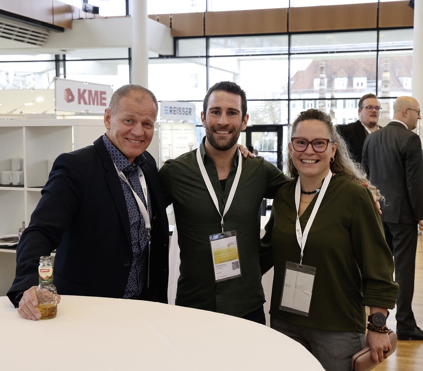 Claudio Cristina, Florian Schnyder und Nicole Fankhauser von der Suissetec