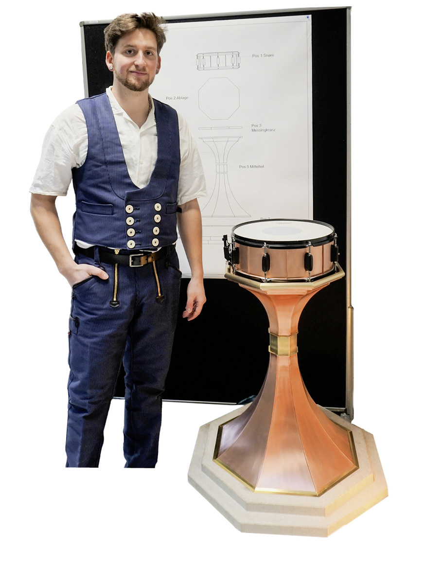 Hier steckt Musik drin: Snare-Podest von Alexander Künstle