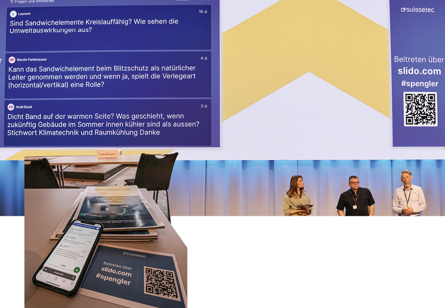 Innovativ: Per App können die Teilnehmer gezielte Fragen zu den Fachvorträgen stellen