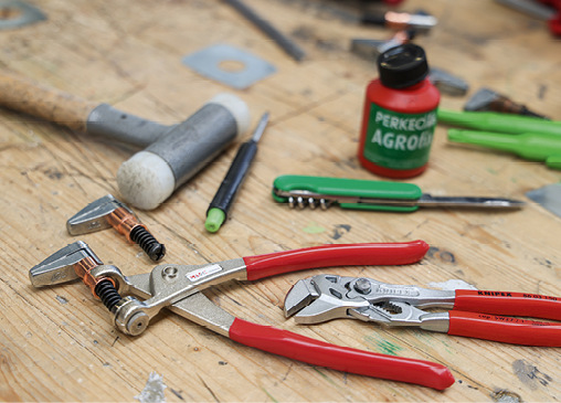 Spezialwerkzeug: Das Clipmaster-Set ist bei M.A.S.C. in Vöhringen zu haben