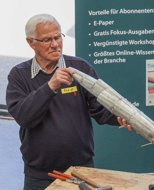 Mit 83 Jahren ist Rüdiger Schaible der älteste und zugleich einer der begeistertsten Teilnehmer