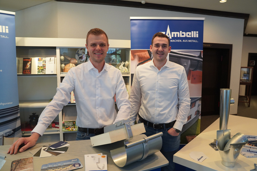 Das Team vom Zambelli-Ausstellungsstand&nbsp;