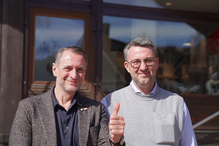 Martin Fischer und Sascha Klindworth (M.A.S.C. Bauartikel Vertriebs GmbH Vöhringen)