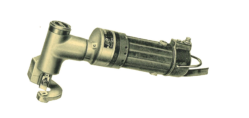 Mit dieser elektrischen Handschere begann im Jahr 1934 – vor 90 Jahren – die Erfolgsgeschichte der Elektrowerkzeuge bei Trumpf