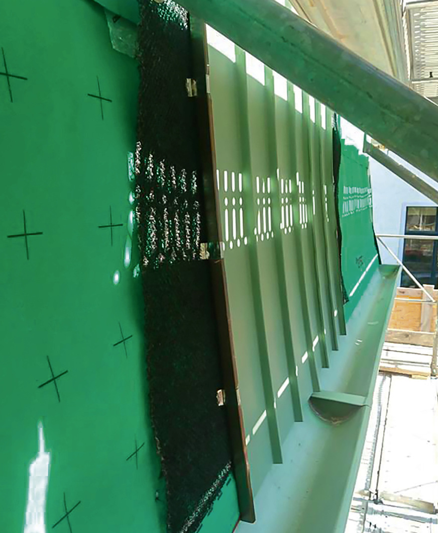 Der für zahlreiche Mansarden typische Schwung ist kaum wahrnehmbar