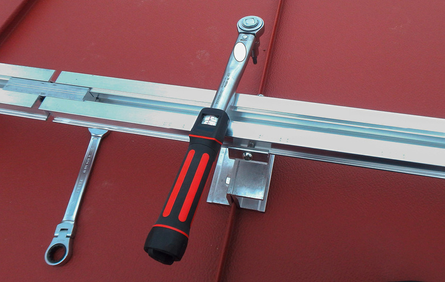 Ein Drehmomentschlüssel ist das wichtigste Werkzeug bei der Montage