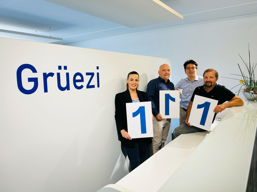 Valeria Aloe, Andrea Gervasio, Richard Weng und Biagio Agresta bilden das neue GSAG-Strategieteam