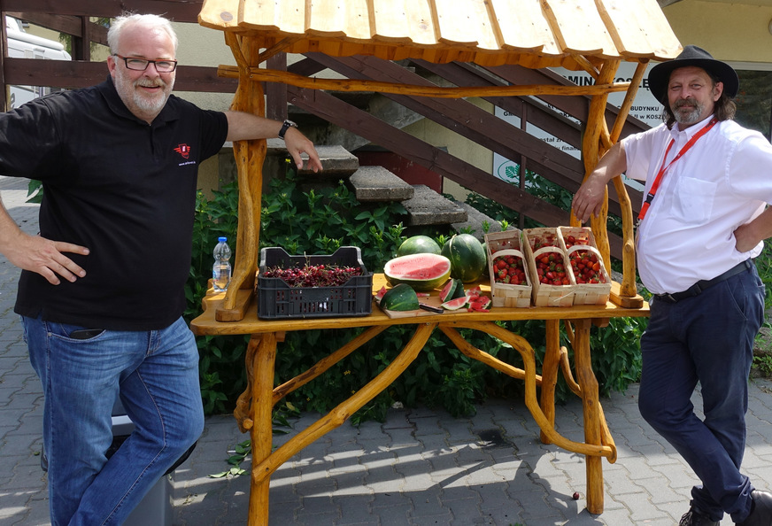 Hans-Ulrich Kainzinger und Enke-Partner Maciej Kalamala