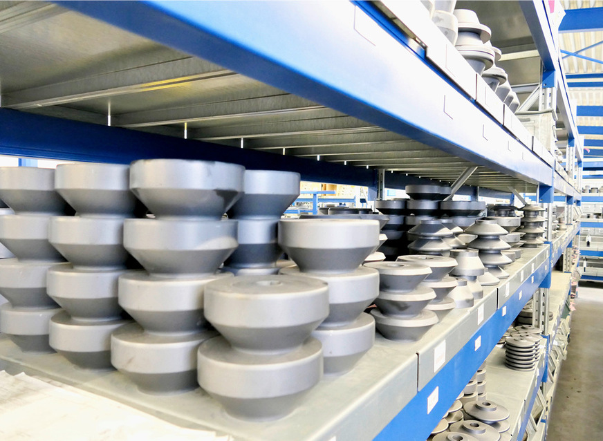 Runde Sache: Bei einer Auswahl an über 20 Profil­typen benötigt es eine Vielzahl an unterschiedlichen Rollenaufsätzen