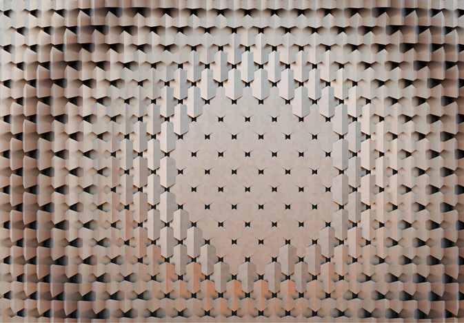 Diese Struktur veranschaulicht das Prinzip des parametrischen Designs